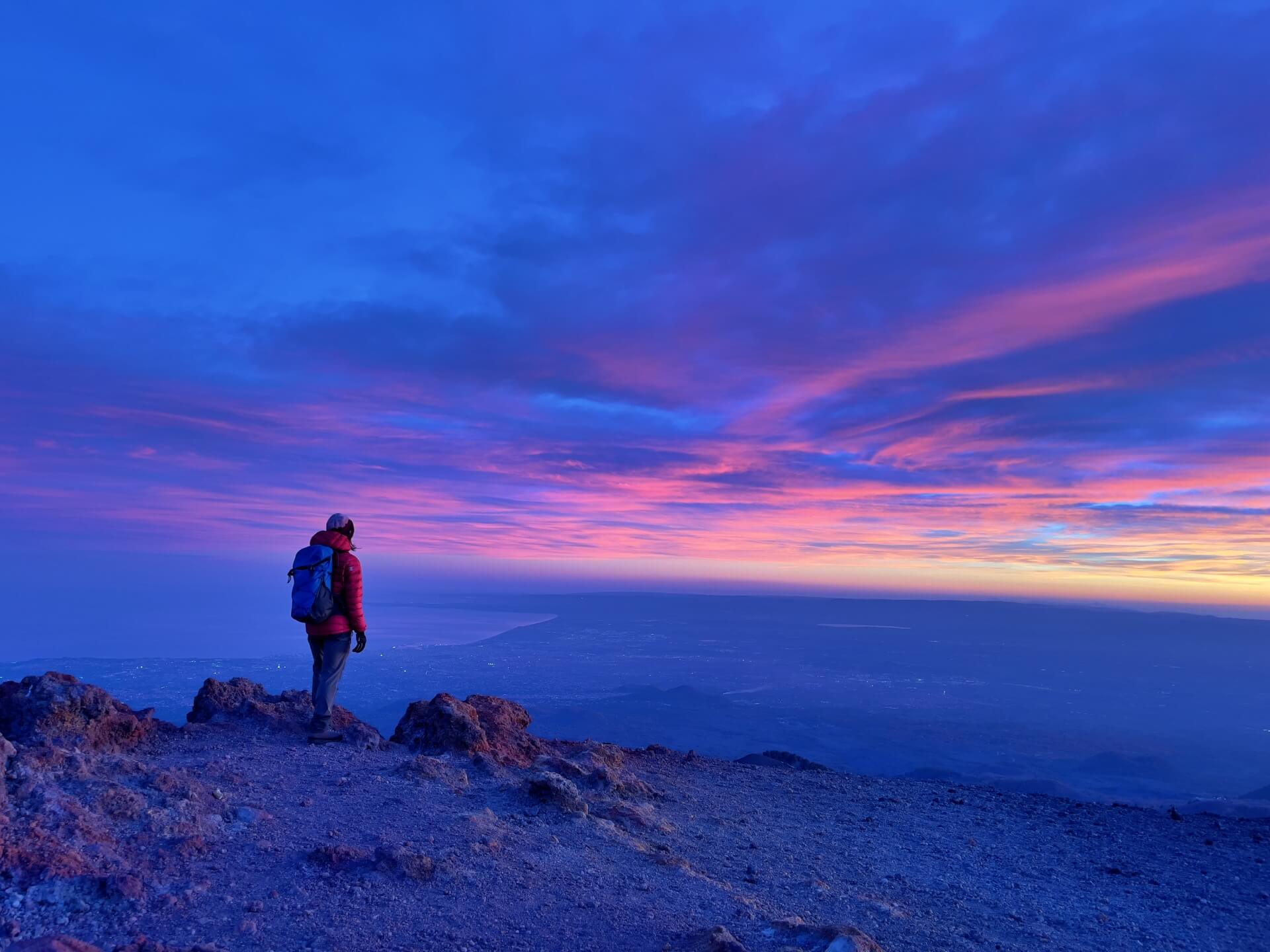 Etna Coucher de Soleil 2