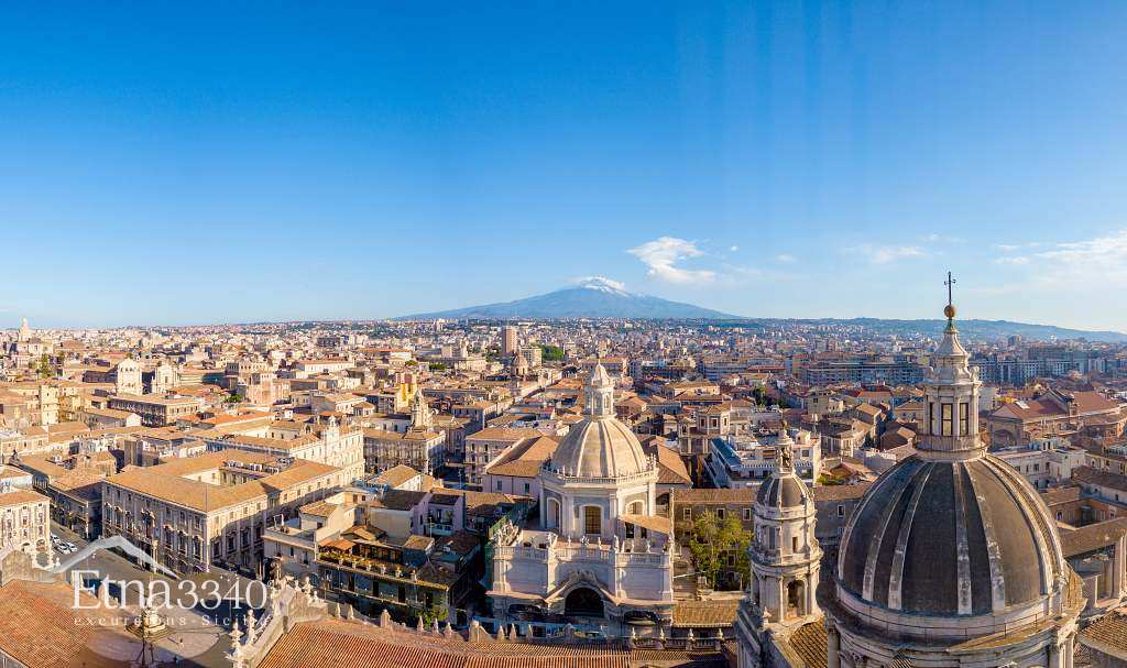 Catane, vue Etna