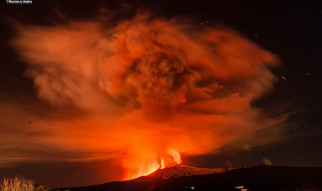21-02-2021 Etna éruption, photo de Massimo Lo Giudice