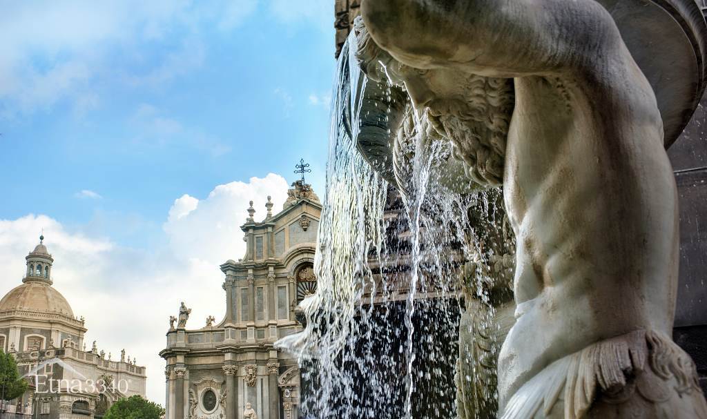 Catane, fontaine de l'Elephant