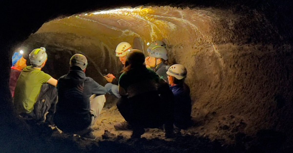 Tunnel de Lave sur l'Etna