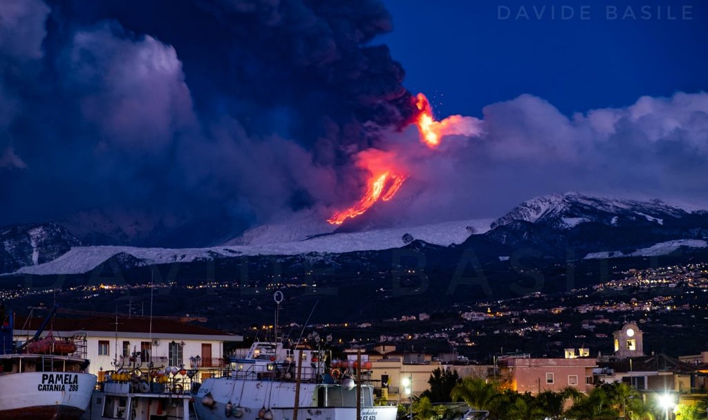 Photo de Davide-Basile, Riposto. Etna éruption, 17-mars-2021