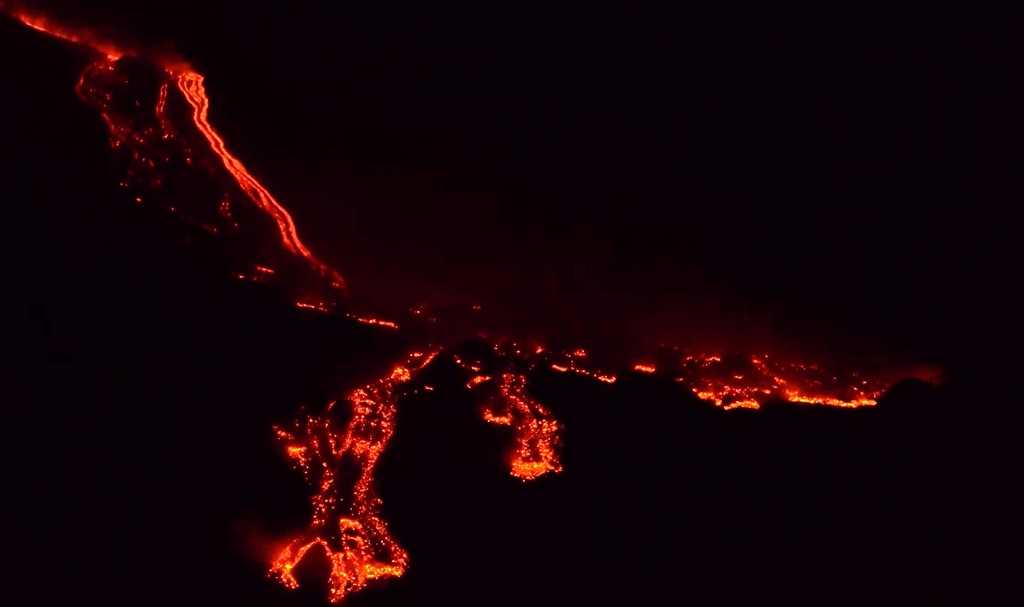 Etna eruption juillet 2019