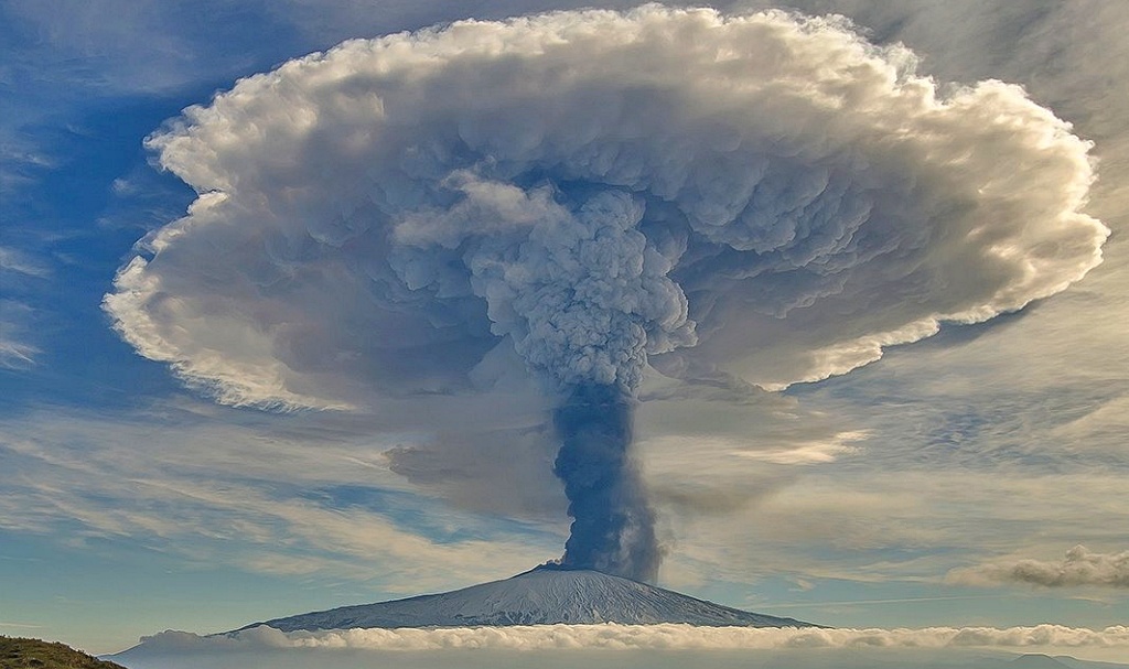 Etna en éruption, décembre 2015, photo de Veronica Testa