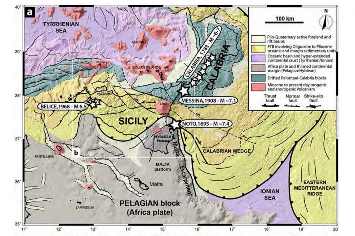 Figure 5 : Carte de l'espace méditerranéen