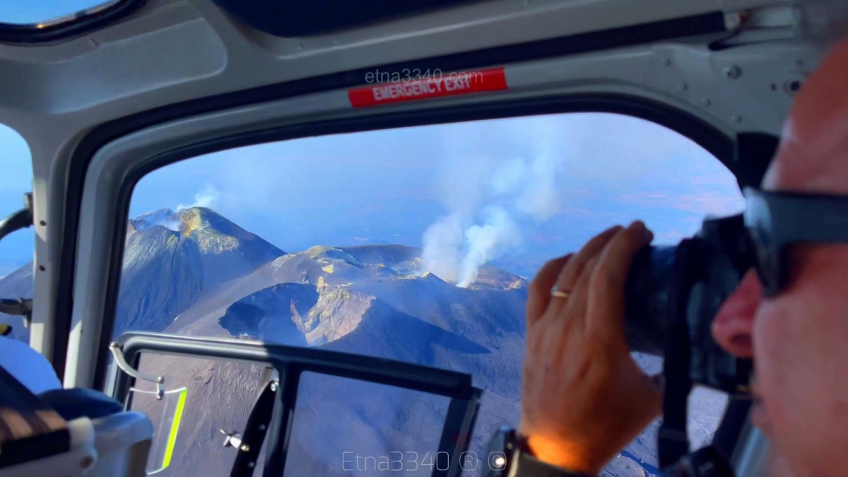 Tour en Hélicoptère du Volcan Etna 