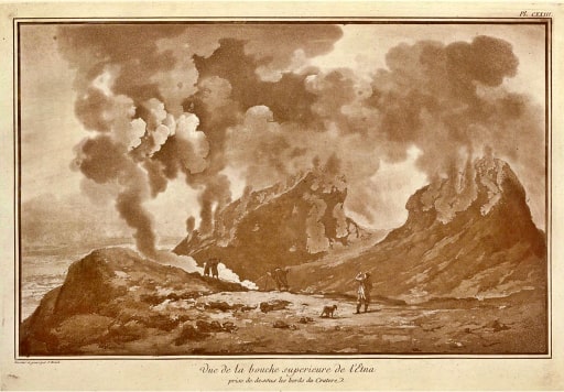 Jean-Pierre Houël -&nbsp;Sommet Etna