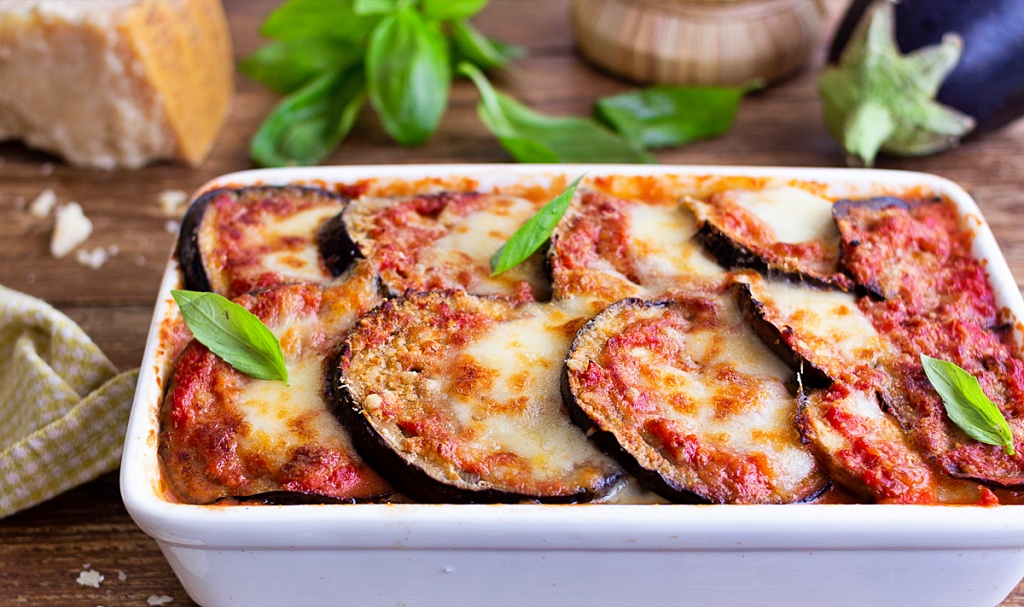Aubergines Parmigiana Sicilienne