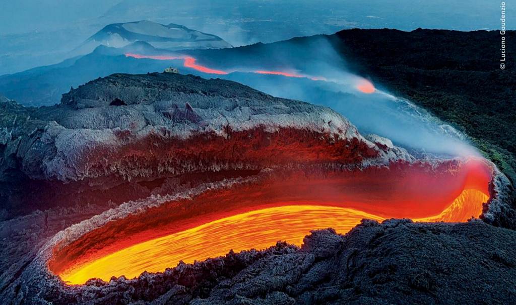 Photo lave volcan Etna de&nbsp;Luciano Gaudenzio