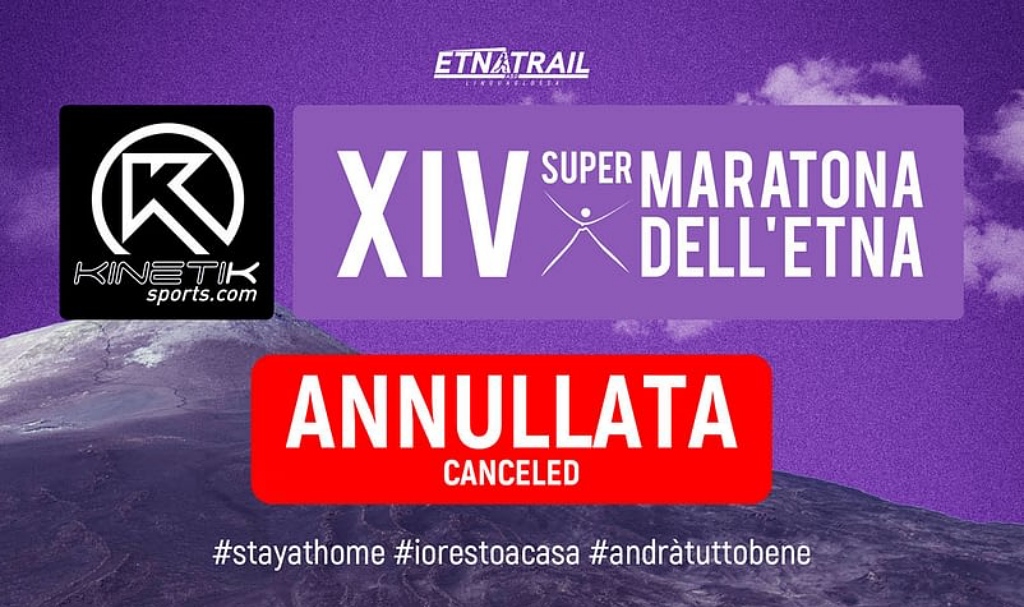 Super Marathon Etna 2020 a été annulé