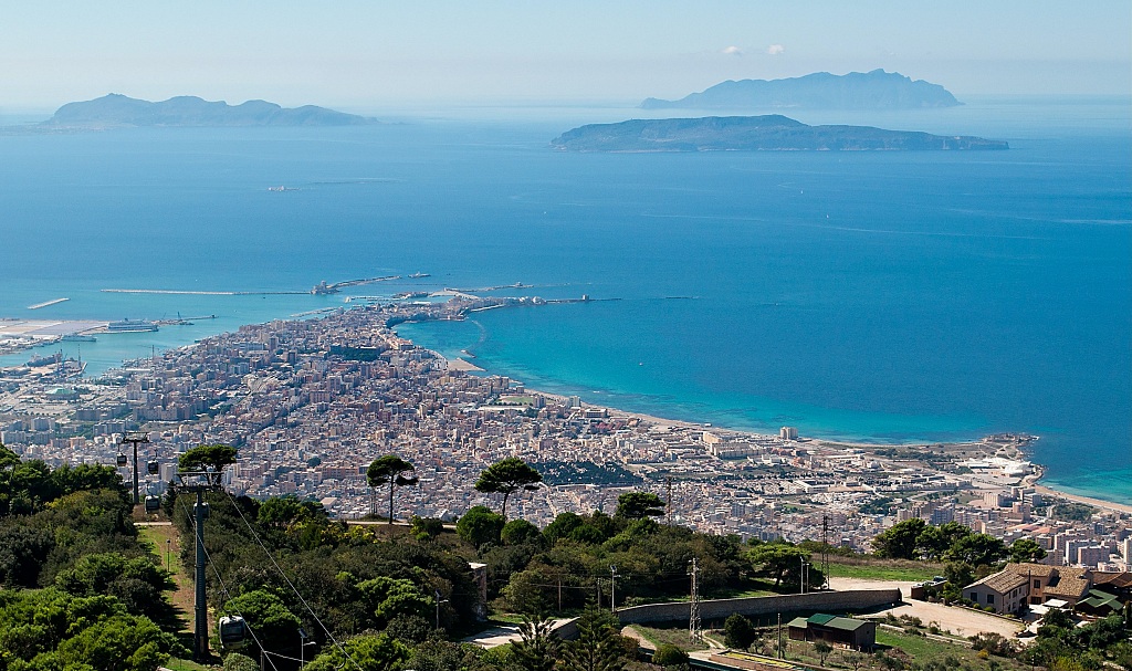 Vue de Trapani en Sicile | Etna3340