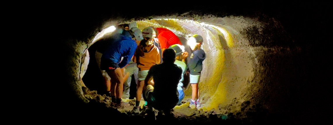 Tunnel de Lave Serracozzo Etna Nord