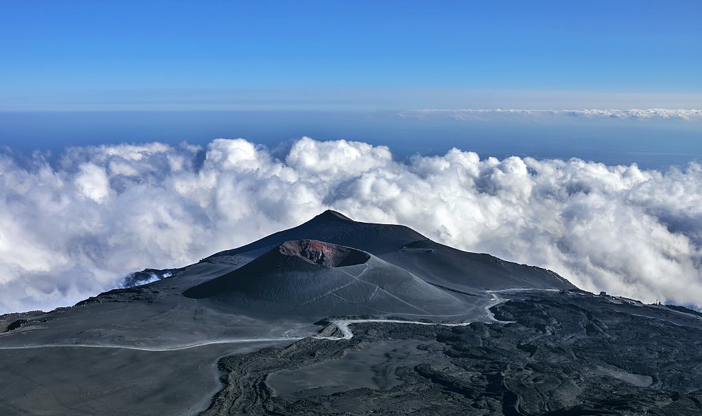Visite du volcan Etna, versant Sud