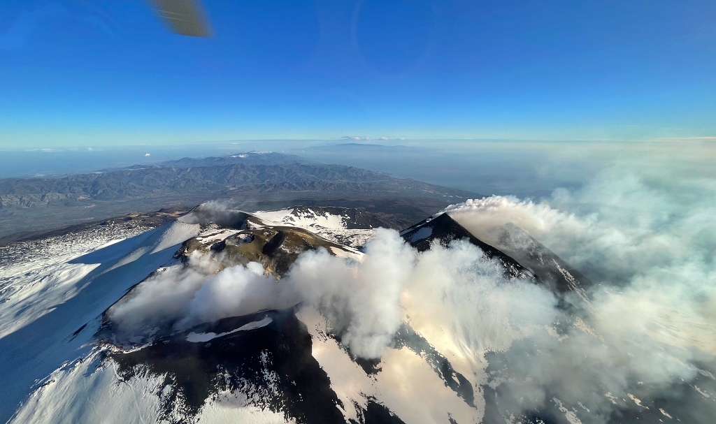 Vol Etna hélicoptère