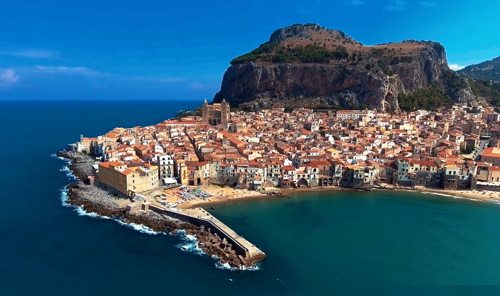 Vue de Cefalu en Sicile | Etna3340