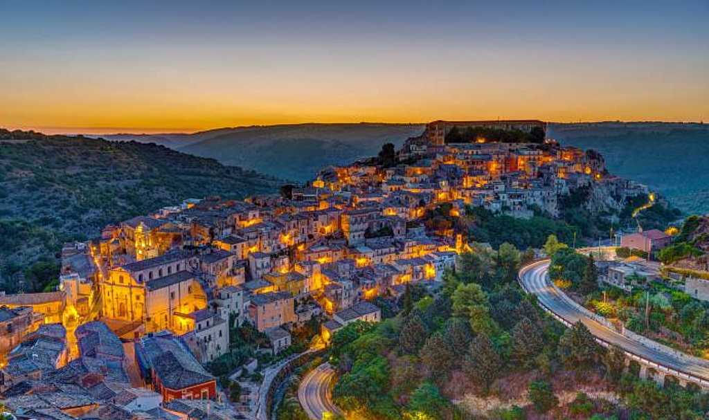 Vue de Ragusa Ibla en Sicile | Etna3340