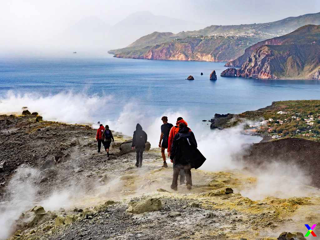 Fumerolles Île Éolienne Vulcano