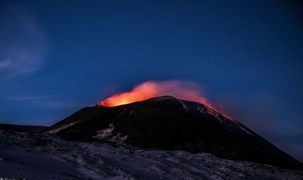Etna éruption 17 janvier 2021 Sicile