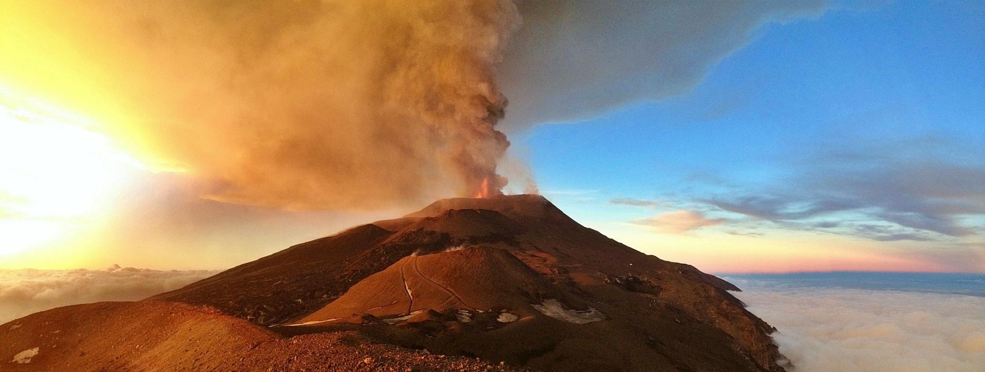 volcan etna sicile crepuscule etna3340