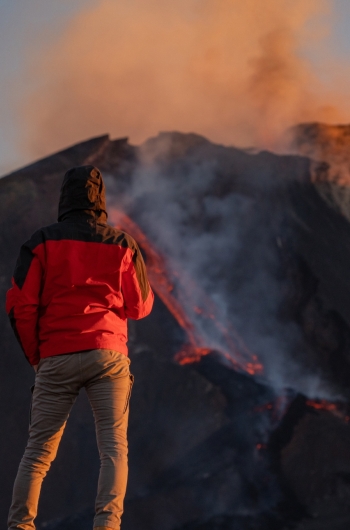 Sommet Etna Crépuscule