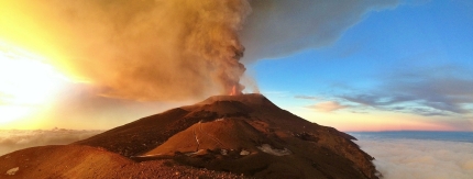 volcan etna sicile crepuscule etna3340