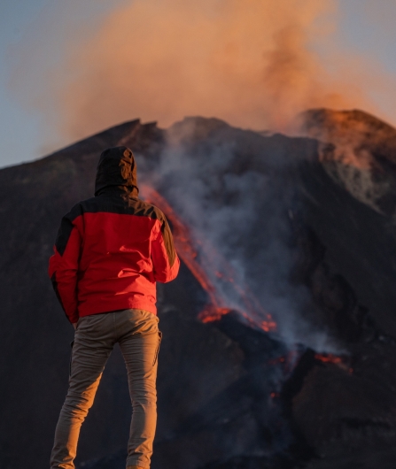 Sommet Etna Crépuscule