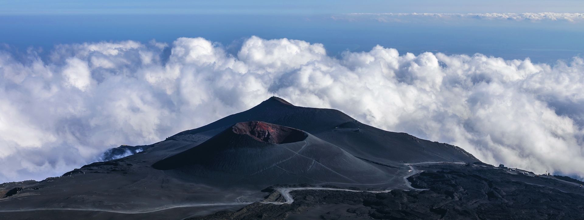 Le sommet de l'Etna en VTT
