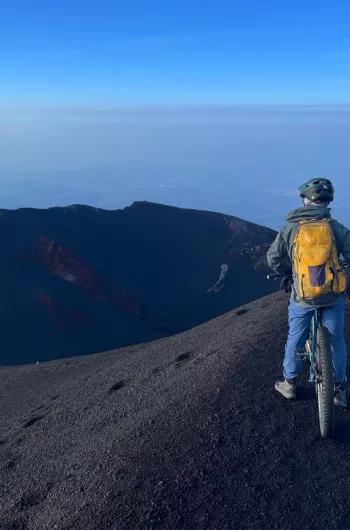 Summit of Etna by electric bike