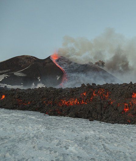 Etna éruption, voir: activité, cratère, lave