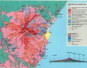 Carte geologique Etna
