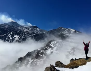Coronavirus Etna téléphérique cratère Silvestri Refuge Sapienza déserts
