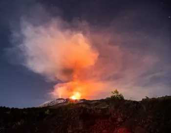 etna eruption 10 fevrier 2022