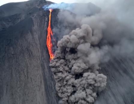 Stromboli eruption octobre 2022